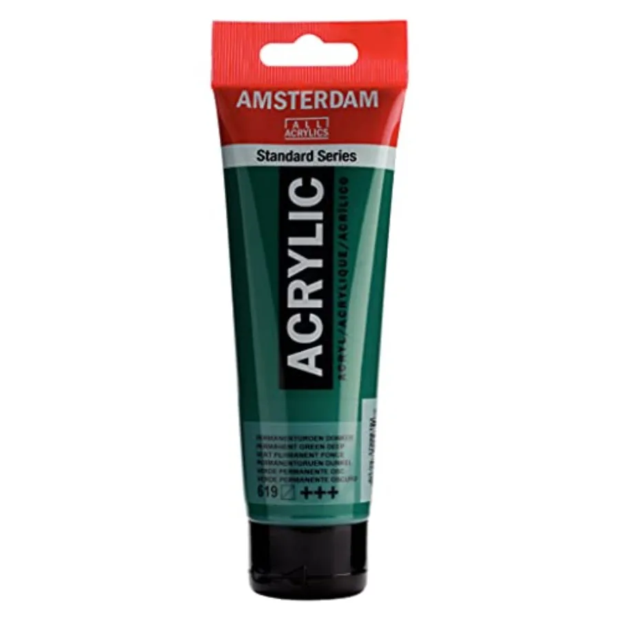 Standard Series Acrylic Tube 120ml Permanent Green Deep 619 17096192
Standard Series Acrylic Tube 120ml Permanent Green Deep 619 17096192