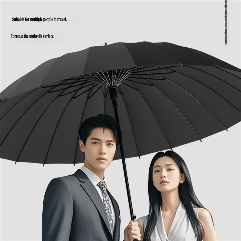 24-Rib Straight Umbrella, High-end Automatic Long Handle Large Umbrella, Sturdy Durable Business Umbrella for Men Wholesale
24-Rib Straight Umbrella, High-end Automatic Long Handle Large Umbrella, Sturdy Durable Business Umbrella for Men Wholesale