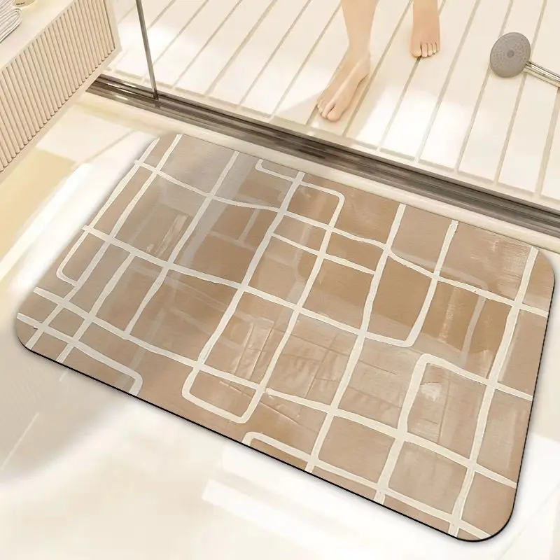 Влаговпитывающий нескользящий коврик для ванной, быстросохнущий, из ПВХ, подходит под дверь – коврик для ванной, напольный коврик
Влаговпитывающий нескользящий коврик для ванной, быстросохнущий, из ПВХ, подходит под дверь – коврик для ванной, напольный коврик