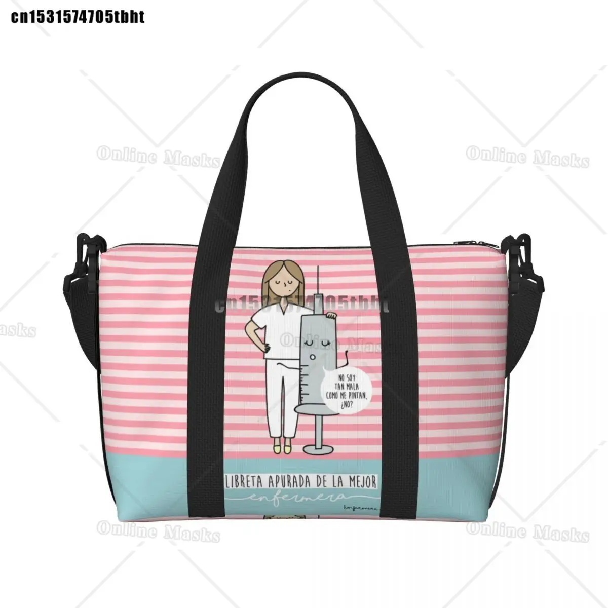 Cartoon Ladies Nurse Doctor Printed Beach Tote Bag for Women Extra Large Gym Carry On Travel Shopping Bags
Cartoon Ladies Nurse Doctor Printed Beach Tote Bag for Women Extra Large Gym Carry On Travel Shopping Bags