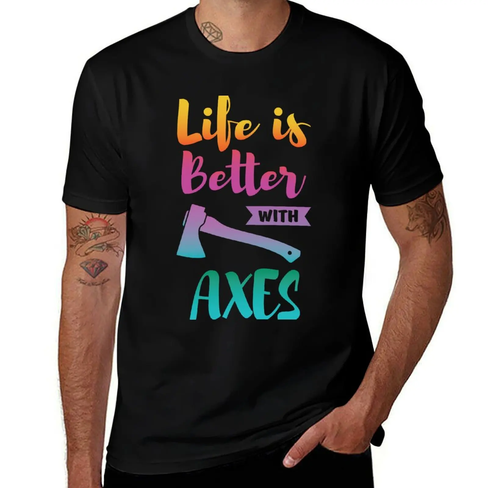 Axe Throwing Life Is Better With Axes T-Shirt anime t shirts for man t shirt custom print t shirts for man slim fit T-shirt
Axe Throwing Life Is Better With Axes T-Shirt anime t shirts for man t shirt custom print t shirts for man slim fit T-shirt
