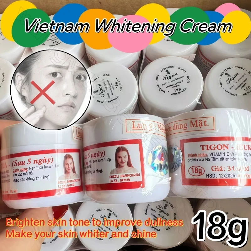 Vietnamese Skin Care Cream 18g Improves Dull Skin and Effectively Brightens Skin Tone and Lightens Melanin Moisturizing Cream
Vietnamese Skin Care Cream 18g Improves Dull Skin and Effectively Brightens Skin Tone and Lightens Melanin Moisturizing Cream