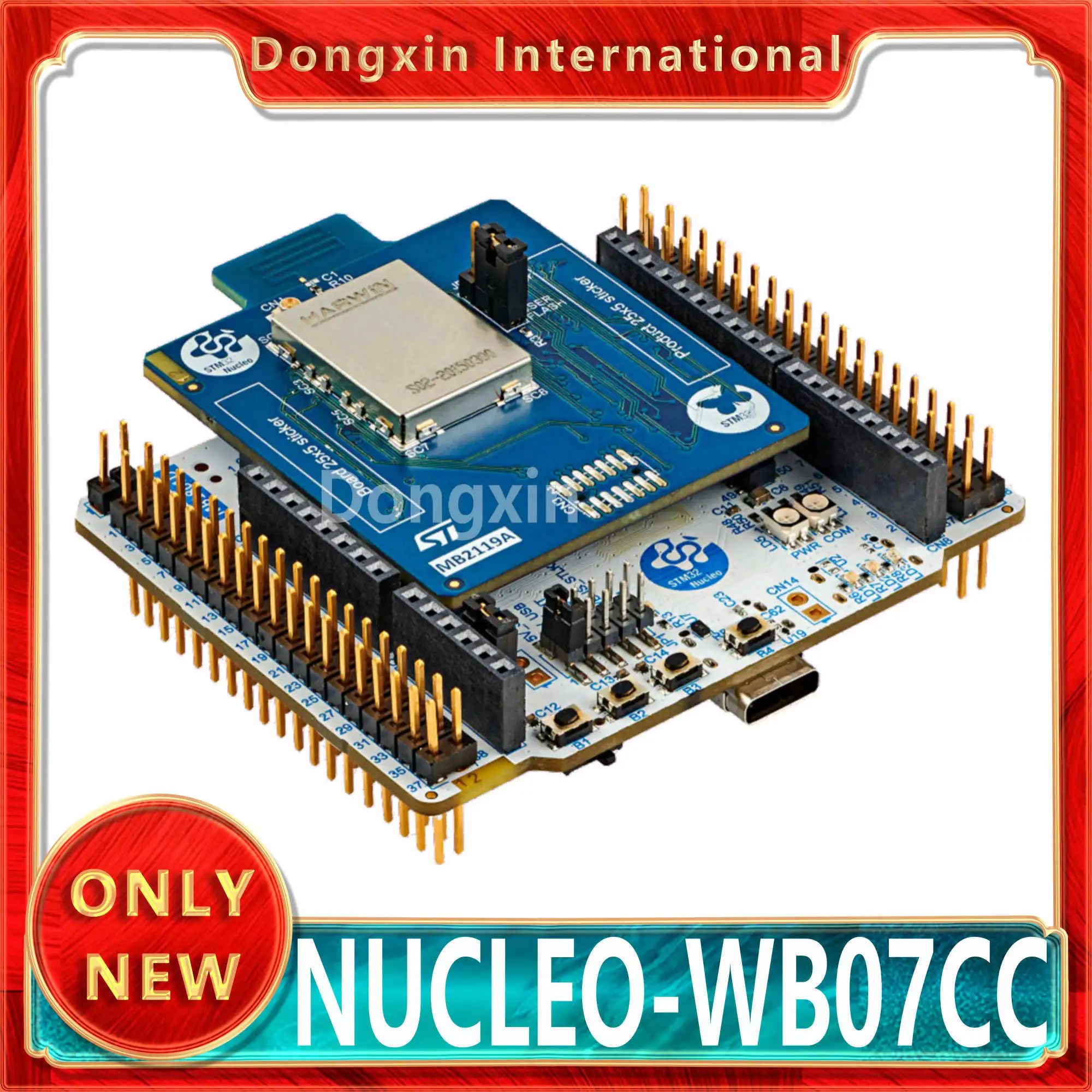 Официальная макетная плата нуклео WB07CC STM32WB07CCV6, инструмент для оценки микроконтроллера
Официальная макетная плата нуклео WB07CC STM32WB07CCV6, инструмент для оценки микроконтроллера