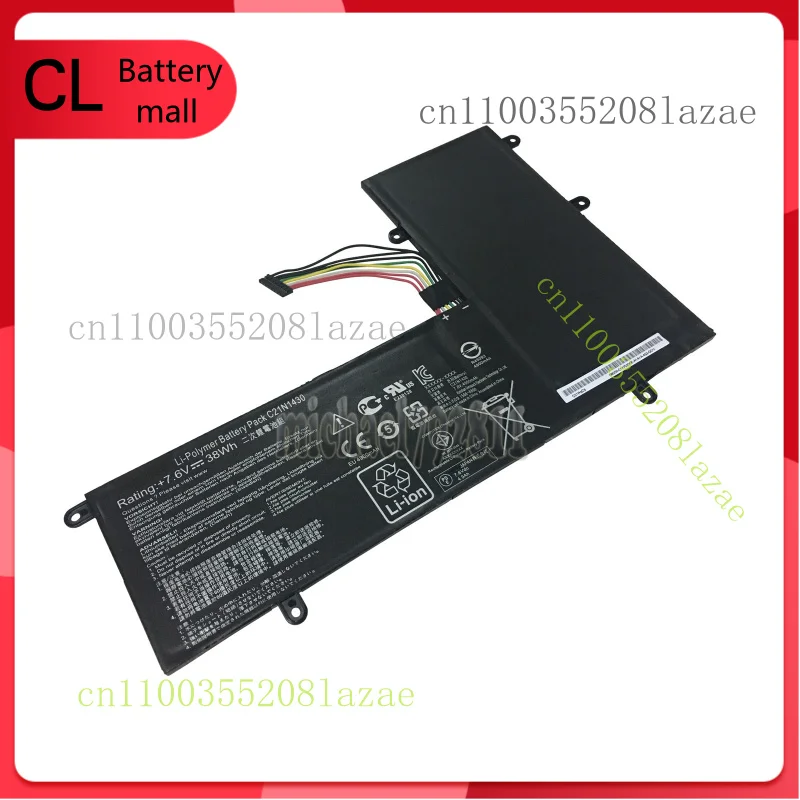 New 38Wh Genuine C21N1430 Battery for Asus Chromebook C201PA_C-2B C201PA5 Series
New 38Wh Genuine C21N1430 Battery for Asus Chromebook C201PA_C-2B C201PA5 Series