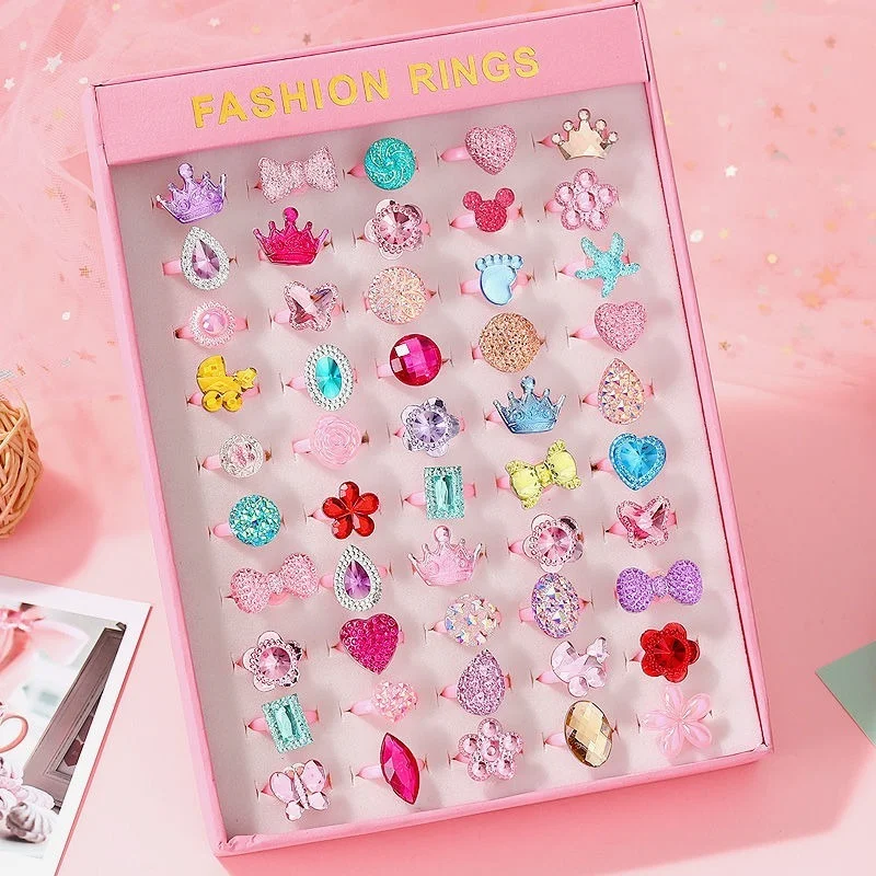 50pcs Ring for Children Jewelry Fashion Colored Multicolor Ring Cute Girls Gifts Lovely Fruit Scrub Animal Princess Suit Kinds
50pcs Ring for Children Jewelry Fashion Colored Multicolor Ring Cute Girls Gifts Lovely Fruit Scrub Animal Princess Suit Kinds