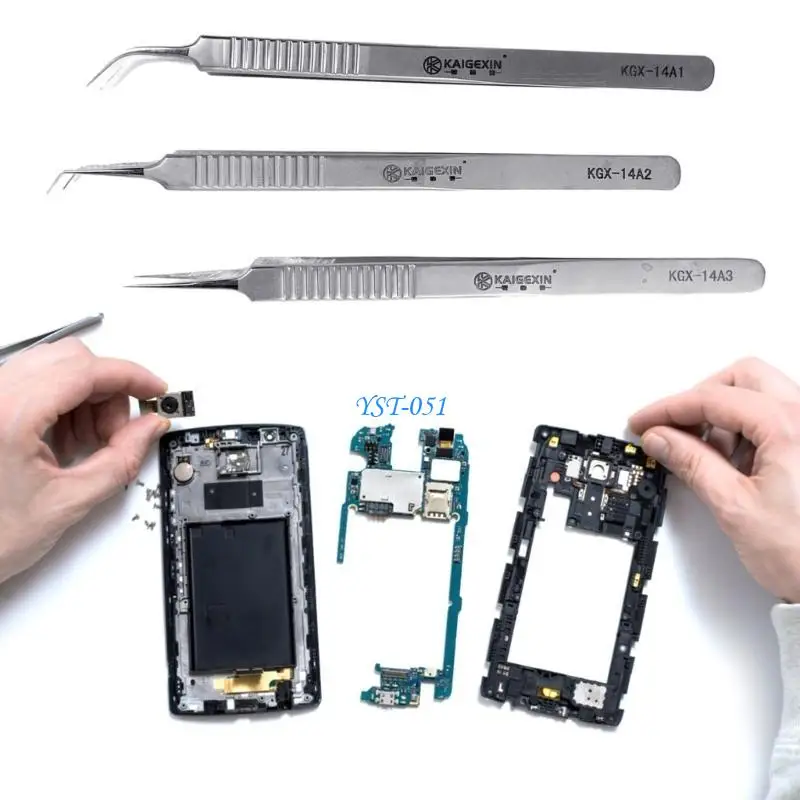 E15A Versatile Tweezers for Repair, DIY Projects, and Electronic Hobbyists
E15A Versatile Tweezers for Repair, DIY Projects, and Electronic Hobbyists