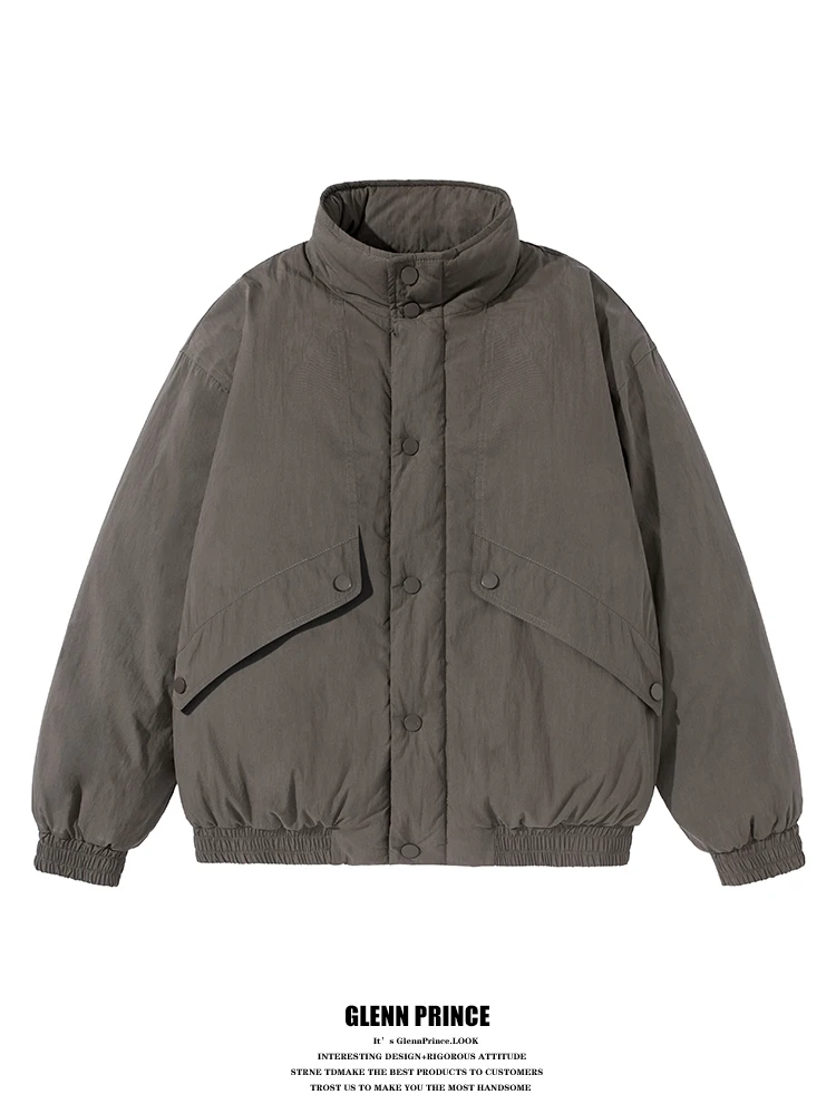 Loose Fit Pilot Jaet Men's Cotton Coat Warmth Retro Sle Workwear Stand Collar Winter Faion Outerwear Youth Casual Wear
Loose Fit Pilot Jaet Men's Cotton Coat Warmth Retro Sle Workwear Stand Collar Winter Faion Outerwear Youth Casual Wear