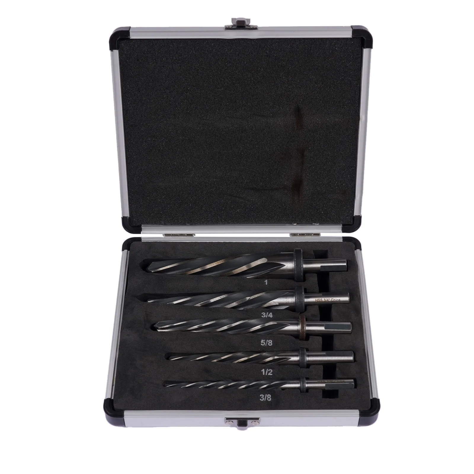 AP01 5Pcs M2 HSS Taper Chucking Reamer Set for Bridge Construction, W/ 5-Spiral Flute
AP01 5Pcs M2 HSS Taper Chucking Reamer Set for Bridge Construction, W/ 5-Spiral Flute