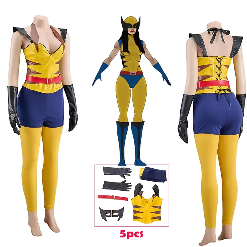 Anime Logan Female Cosplay Costume Outfits Women Wolf battle bodysuit Halloween Party Stage Performance women role play
Anime Logan Female Cosplay Costume Outfits Women Wolf battle bodysuit Halloween Party Stage Performance women role play