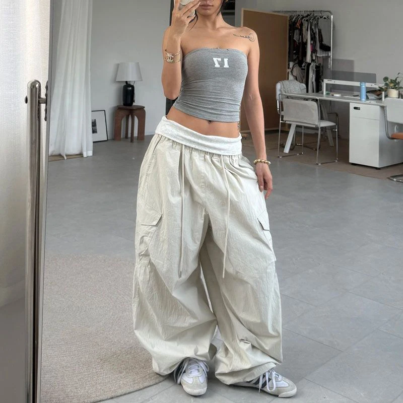 MEXZT Y2K Cargo Pants Women Harajuku Black Baggy Sweatpants Fashion Streetwear Hip Hop Wide Leg Joggers Summer Casual Trousers
MEXZT Y2K Cargo Pants Women Harajuku Black Baggy Sweatpants Fashion Streetwear Hip Hop Wide Leg Joggers Summer Casual Trousers