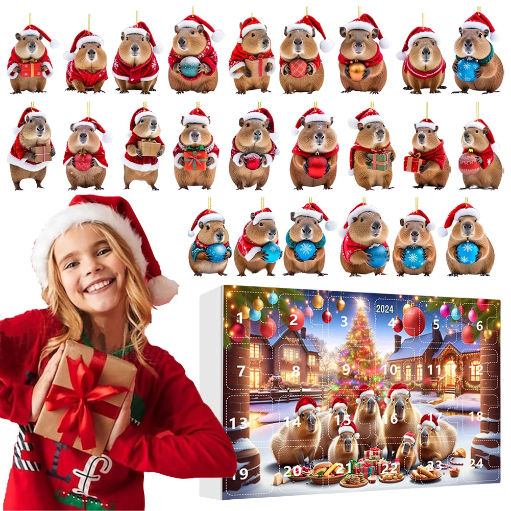 Capybara Advent Calendar 2024 24 Days Christmas Countdown Calendar Christmas Tree Pendants Christmas Tree Ornaments Xmas Gifts
Capybara Advent Calendar 2024 24 Days Christmas Countdown Calendar Christmas Tree Pendants Christmas Tree Ornaments Xmas Gifts
