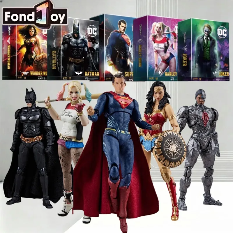 FondJoy Origina DC Comics Series: Batman Superman Cyborg Harley Quinn Wonder Woman Joker Action Figure Toys for Boys Girls Gift
FondJoy Origina DC Comics Series: Batman Superman Cyborg Harley Quinn Wonder Woman Joker Action Figure Toys for Boys Girls Gift