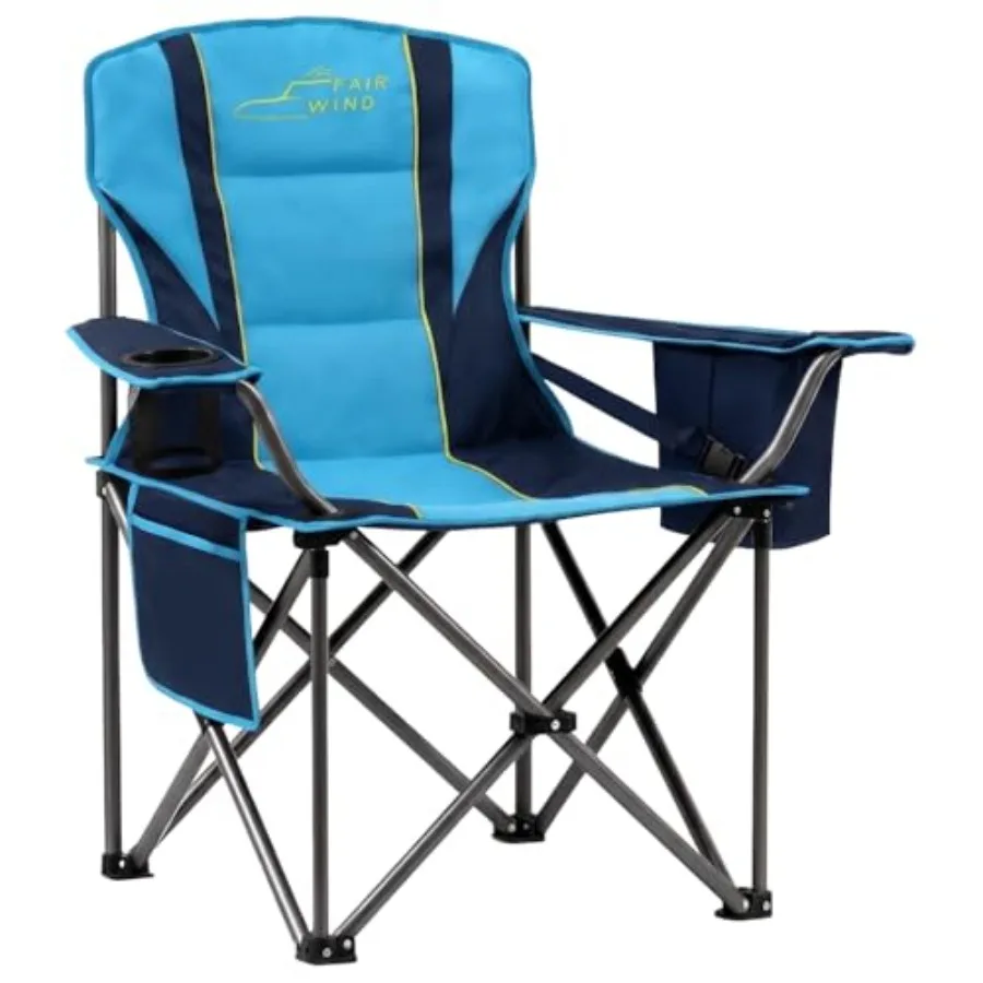 Padded Camping Chair 500LBS Capacity Heavy Duty Oversized Folding Chair for Heavy People Portable Lawn Chair with Adjustable Lu
Padded Camping Chair 500LBS Capacity Heavy Duty Oversized Folding Chair for Heavy People Portable Lawn Chair with Adjustable Lu