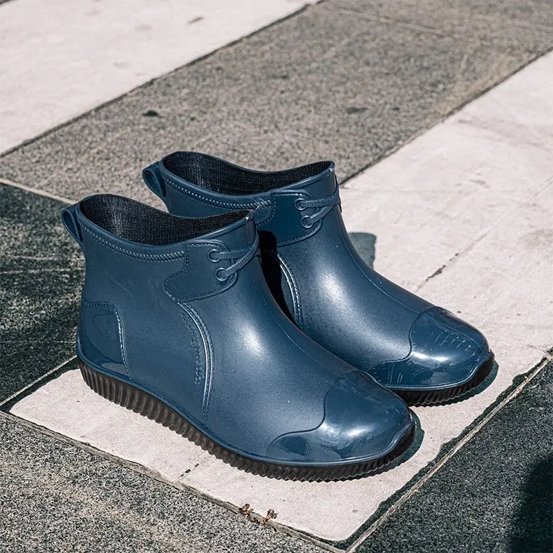 Men Waterproof Rain Boots Short Mid Calf Non Slip PVC Work Shoes Soft Durable Outdoor Fishing Garden Ankle Boots
Men Waterproof Rain Boots Short Mid Calf Non Slip PVC Work Shoes Soft Durable Outdoor Fishing Garden Ankle Boots