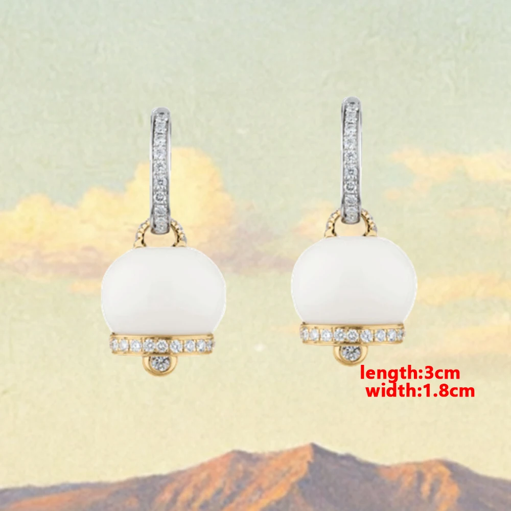 Chanteclers 925 Silver Bell Pendant 2026 New Mediterranean Island Luxury Elegant Minimalist Fine Jewelry Women Necklace
Chanteclers 925 Silver Bell Pendant 2026 New Mediterranean Island Luxury Elegant Minimalist Fine Jewelry Women Necklace