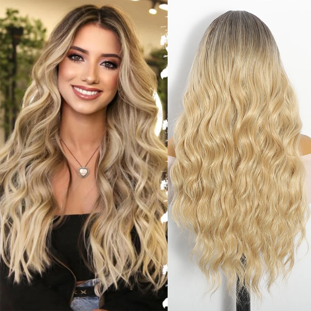 Long Ombre Blonde Wavy Wig for Women Middle Part Curly Wavy Wig Upgraded Protein Fiber Hair Replacement Wig for Daily Party Use
Long Ombre Blonde Wavy Wig for Women Middle Part Curly Wavy Wig Upgraded Protein Fiber Hair Replacement Wig for Daily Party Use