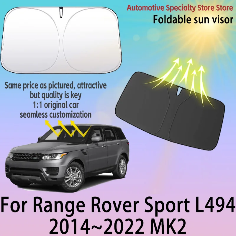 Для Range Rover Sport L494 2014 ~ 2022 солнцезащитный козырек на лобовое стекло, конфиденциальная занавеска, автомобильный тепловой солнцезащитный козырек, высокое качество, автоаксессуары
Для Range Rover Sport L494 2014 ~ 2022 солнцезащитный козырек на лобовое стекло, конфиденциальная занавеска, автомобильный тепловой солнцезащитный козырек, высокое качество, автоаксессуары