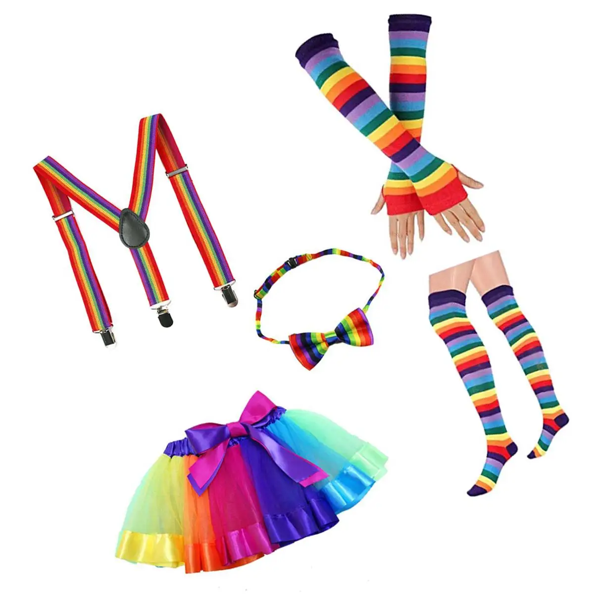 Apparel Rainbow Skirt Party Skirts for Girls Costumes Fashion Tutu Outfits Women's
Apparel Rainbow Skirt Party Skirts for Girls Costumes Fashion Tutu Outfits Women's