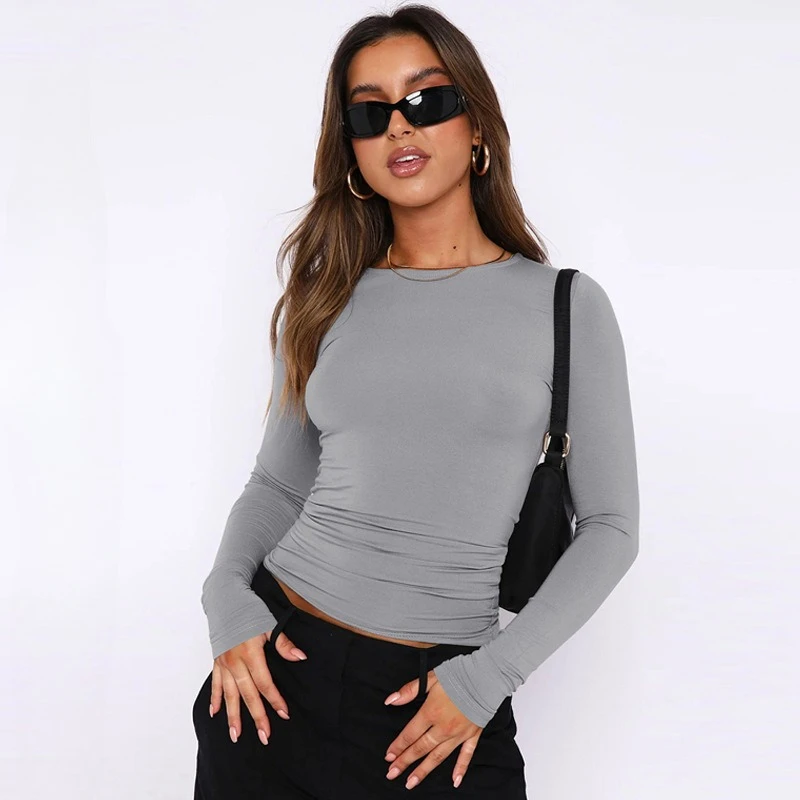 FashionY2K Tight-fitting Casual Long-sleeved Breathable Bottoming Shirt Versatile Outer Wear Moisture-wicking T-shirt
FashionY2K Tight-fitting Casual Long-sleeved Breathable Bottoming Shirt Versatile Outer Wear Moisture-wicking T-shirt