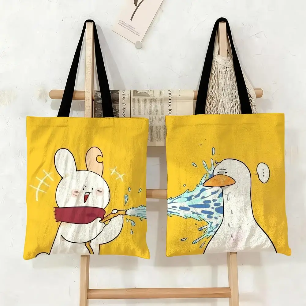 Darling Cartoon Storage Bags Canvas Tote Bag Large Capacity Double-Sided Print Reusable Shopping Bag Eco-Friendly Shoulder Bag
Darling Cartoon Storage Bags Canvas Tote Bag Large Capacity Double-Sided Print Reusable Shopping Bag Eco-Friendly Shoulder Bag
