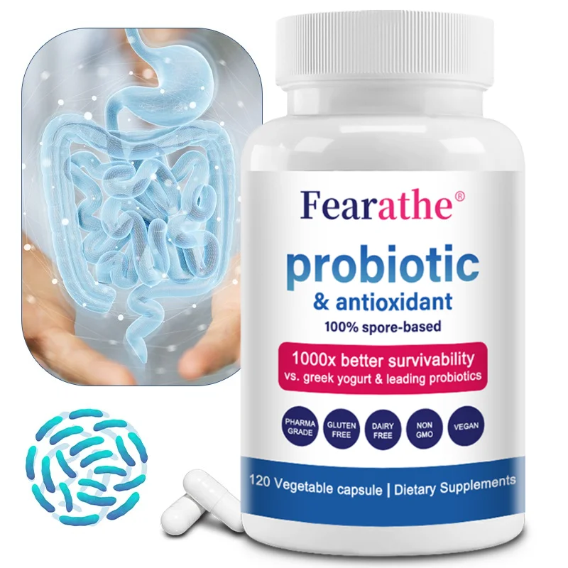 3 Billion CFU 4 Strains Probiotic Capsules, Support Gut Digestive Balance, Nutrient Absorption & Immune System Wellness
3 Billion CFU 4 Strains Probiotic Capsules, Support Gut Digestive Balance, Nutrient Absorption & Immune System Wellness