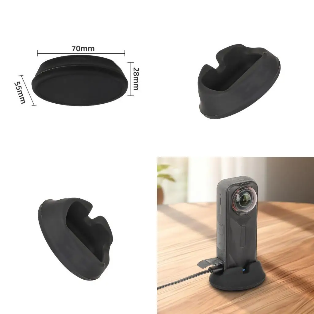 31BA Portable Desktop Base Holder Dock For X5 Cameras Holder AntiTip Silicone Base And Compactly Design Accessories
31BA Portable Desktop Base Holder Dock For X5 Cameras Holder AntiTip Silicone Base And Compactly Design Accessories