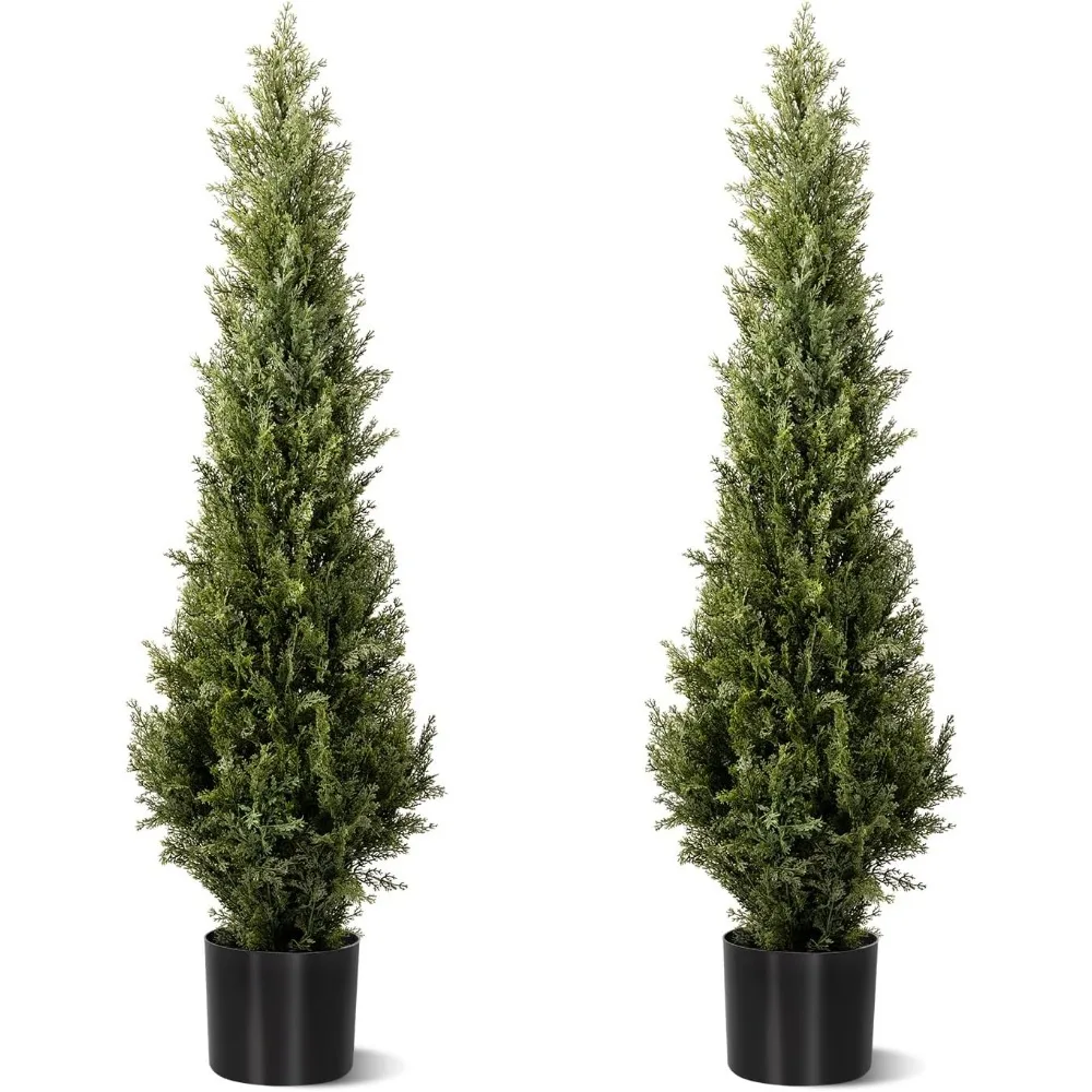 4 FT Artificial Cedar Topiary Trees 2 Set, Realistic Fake Cypress Tree Tall Faux Pine Shrubs Plants Artificial Cypress Trees for
4 FT Artificial Cedar Topiary Trees 2 Set, Realistic Fake Cypress Tree Tall Faux Pine Shrubs Plants Artificial Cypress Trees for