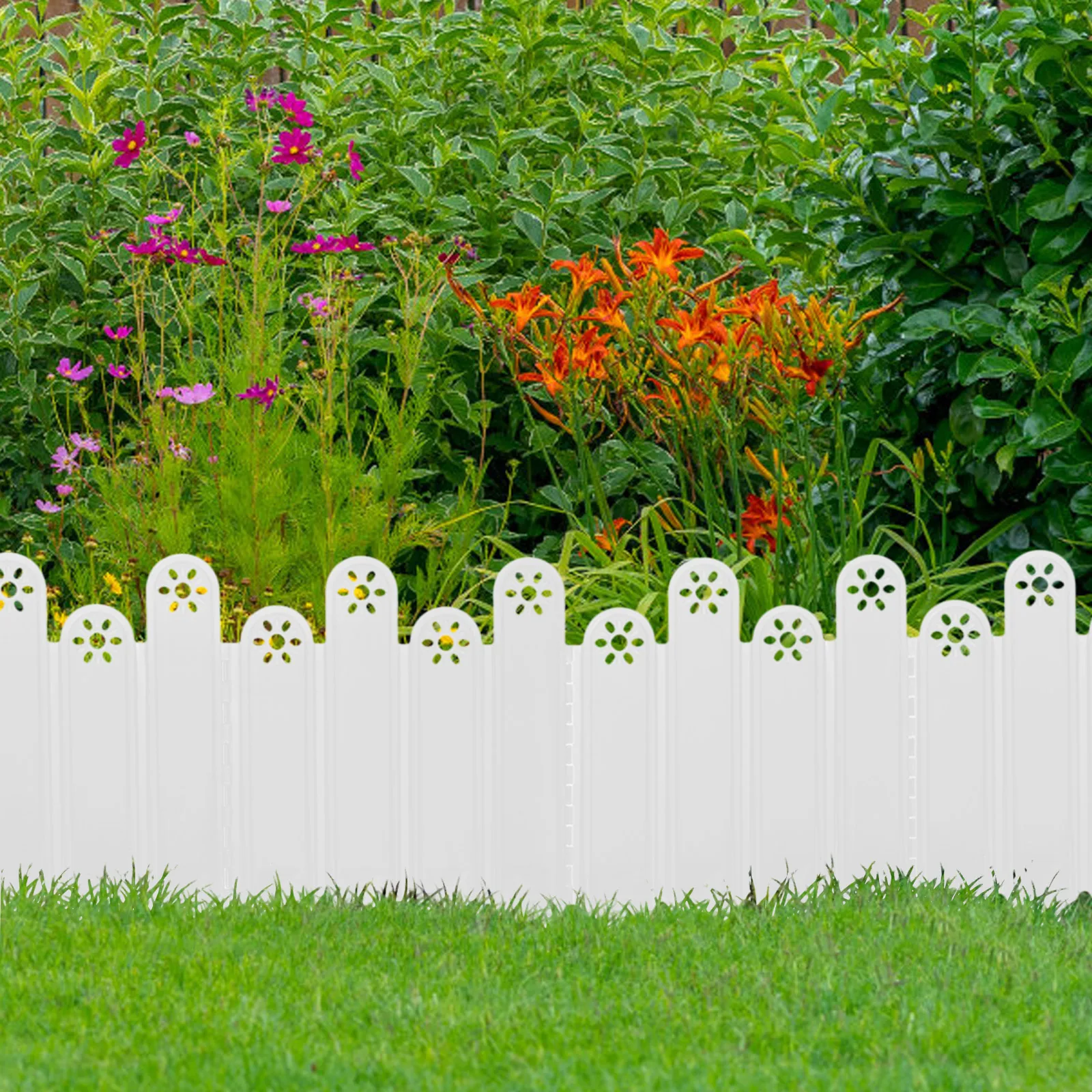Lawn Outdoor Guardrail Landscape Edgings Pp Garden Edger Border Fence Panels for Flower Bed
Lawn Outdoor Guardrail Landscape Edgings Pp Garden Edger Border Fence Panels for Flower Bed