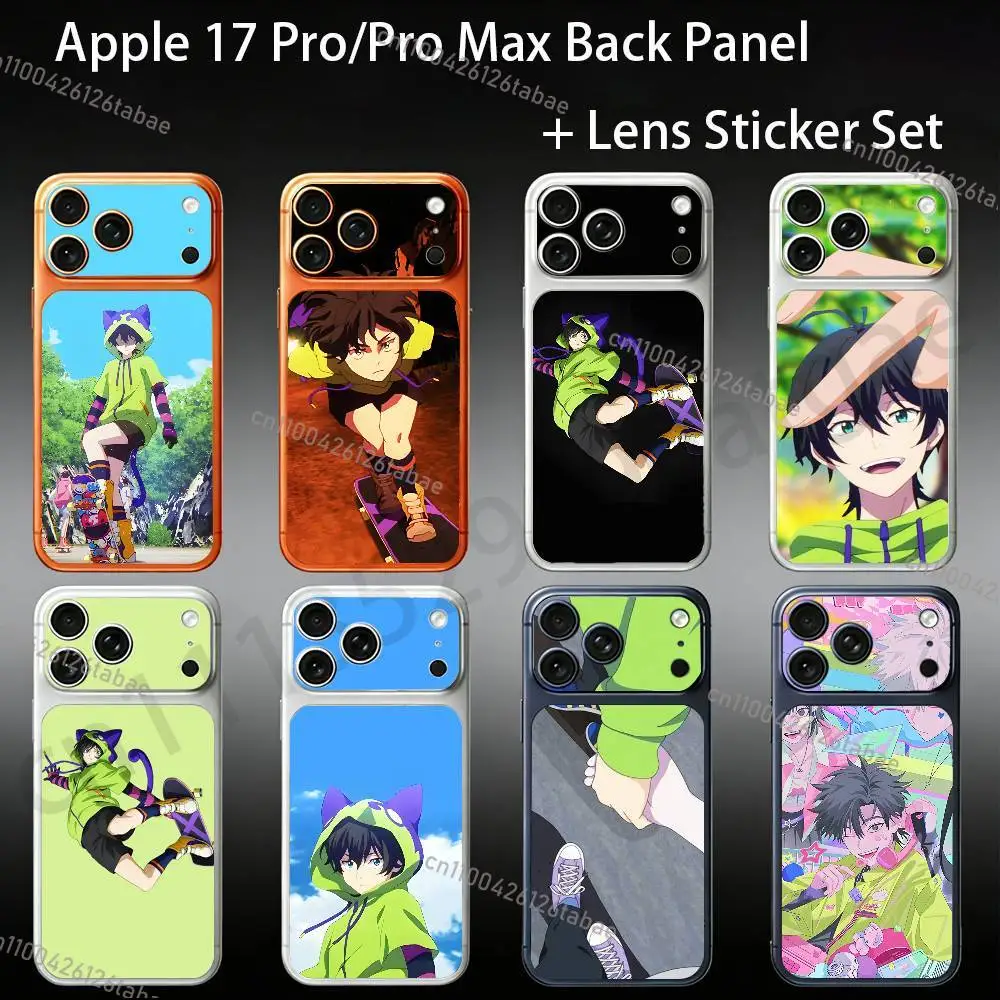 SK8 the infinity M-Miya Chinen1890 For iPhone 17Pro/ProMax Battry Back Cover with Camera Decal Skin Rear Protective Sticker Film
SK8 the infinity M-Miya Chinen1890 For iPhone 17Pro/ProMax Battry Back Cover with Camera Decal Skin Rear Protective Sticker Film