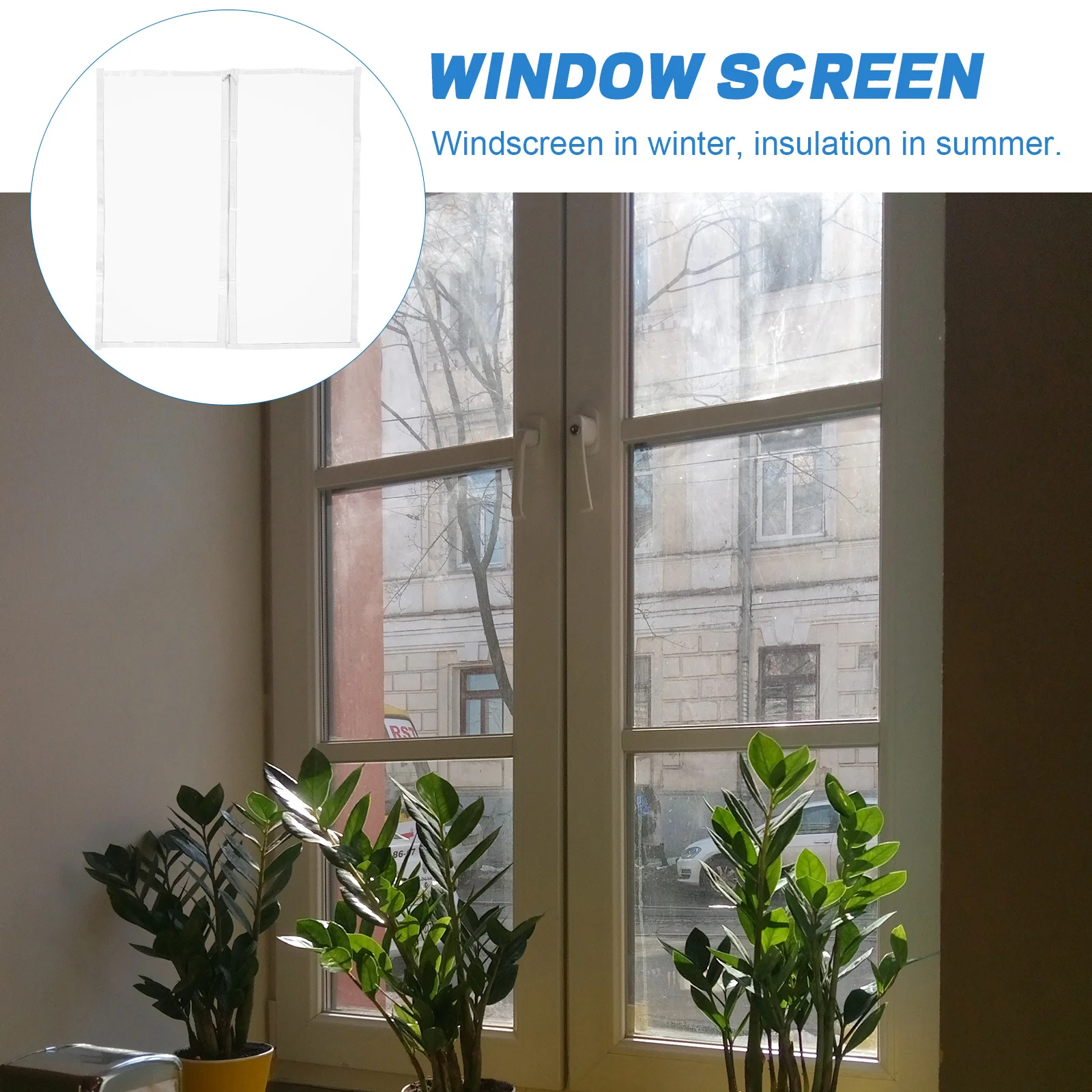 Winter Insulation Film with Zipper Plastic Window Windproof Sealing Film Tear Resistant Waterproof Cold Blocking Window Kits
Winter Insulation Film with Zipper Plastic Window Windproof Sealing Film Tear Resistant Waterproof Cold Blocking Window Kits