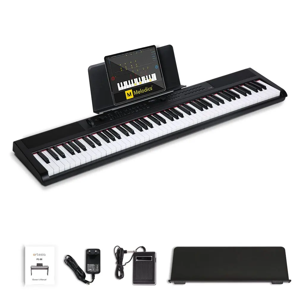 PE88 Arranger Keyboard Piano with Full Size Velocity Sensitive Keys 88 Key SemiWeighted Keyboard Workstation Portable Electric
PE88 Arranger Keyboard Piano with Full Size Velocity Sensitive Keys 88 Key SemiWeighted Keyboard Workstation Portable Electric