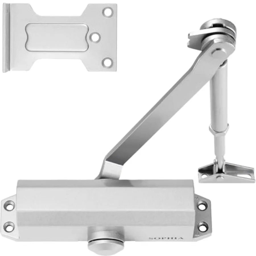 Automatic Door Closer with Hold Open, Door Closer for Home Size 3 DK500, 3H Fire-Rated Hydraulic Door Closers Commercial and Li
Automatic Door Closer with Hold Open, Door Closer for Home Size 3 DK500, 3H Fire-Rated Hydraulic Door Closers Commercial and Li