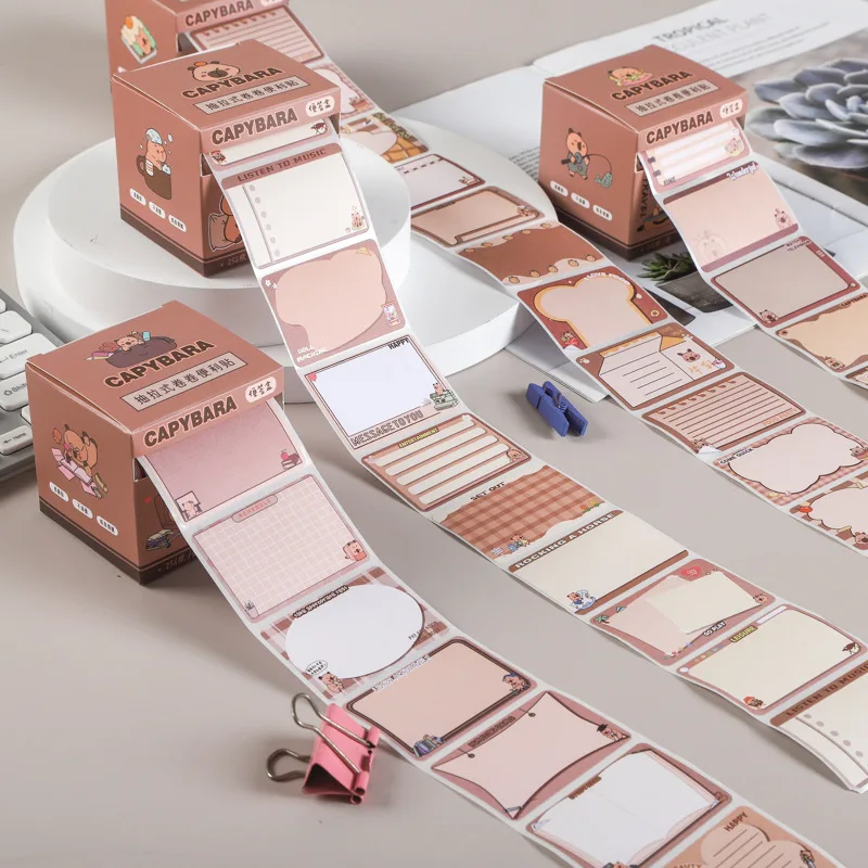 256Pcs Capybara Sticky Note Stickers Cute Animal Hand Made Accessories Paper Glue Tape Sticker Kid Toys
256Pcs Capybara Sticky Note Stickers Cute Animal Hand Made Accessories Paper Glue Tape Sticker Kid Toys