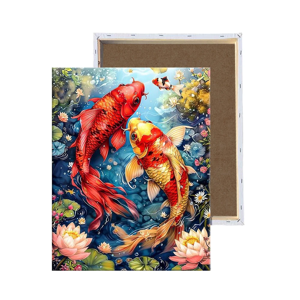 GATYZTORY Diamond Painting With Frame Red carp 5D Diamond Embroidery Round Diamond Painting Animal Wall Art Home Decor
GATYZTORY Diamond Painting With Frame Red carp 5D Diamond Embroidery Round Diamond Painting Animal Wall Art Home Decor