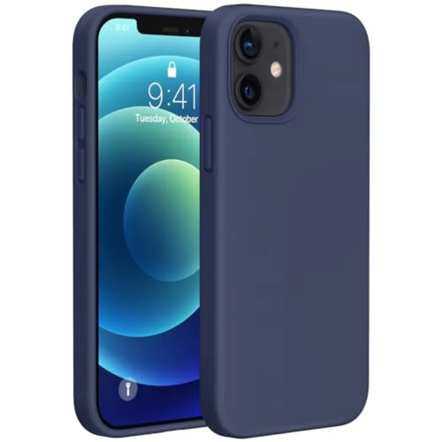 Compatible with iPhone 12 Case and iPhone 12 Pro Case, Liquid Silicone Gel Rubber Full Body Protection Shockproof Drop Protecti
Compatible with iPhone 12 Case and iPhone 12 Pro Case, Liquid Silicone Gel Rubber Full Body Protection Shockproof Drop Protecti