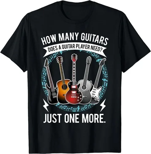 NEW LIMITED Guitar T Shirt How Many Guitars Gift For Guitar Player Gift T-Shirt
NEW LIMITED Guitar T Shirt How Many Guitars Gift For Guitar Player Gift T-Shirt