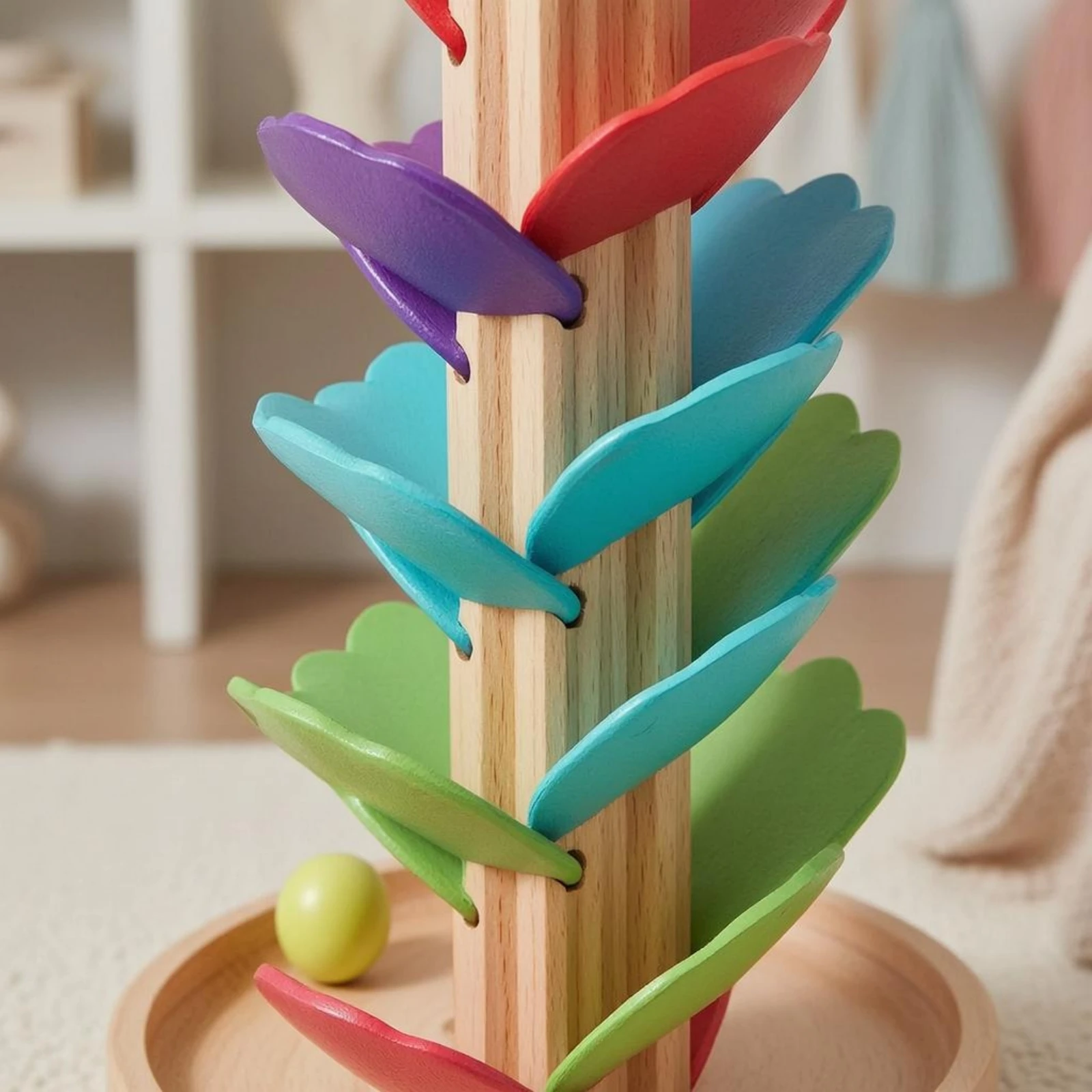 Wooden Tree Ball Toy Smooth Ball Drop Toy Marble Tree Set Educational Children's Plaything Hand-Eye Coordination
Wooden Tree Ball Toy Smooth Ball Drop Toy Marble Tree Set Educational Children's Plaything Hand-Eye Coordination
