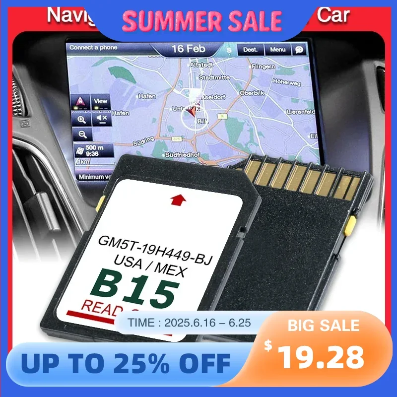 2024 B15 for Ford F150 C-Max Multimedia new Maps Version Navigation Card USA MEX Sat Nav GPS Card Memory
2024 B15 for Ford F150 C-Max Multimedia new Maps Version Navigation Card USA MEX Sat Nav GPS Card Memory