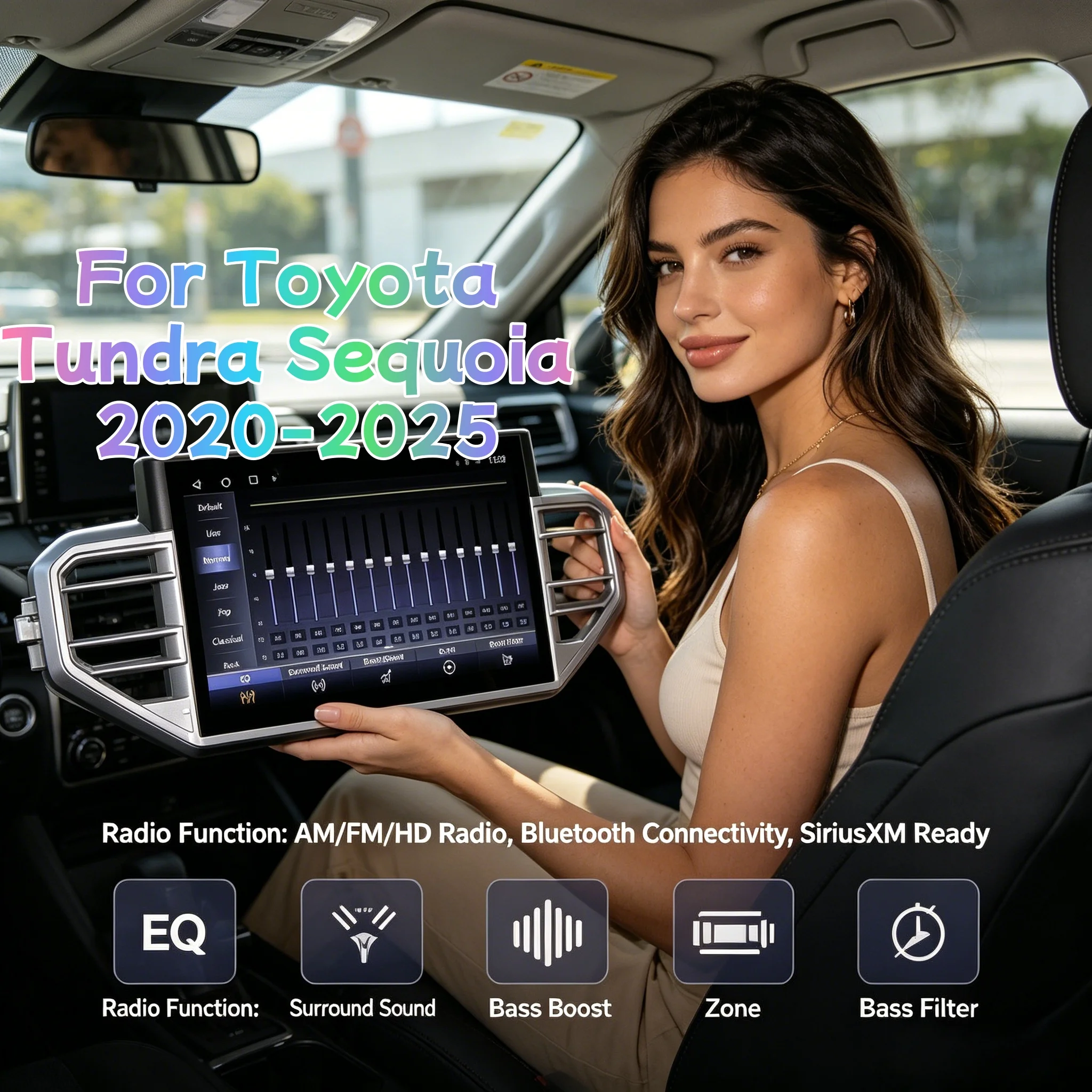 13.3" Screen Head Unit For Toyota Tundra 2020-2025 GPS Navigation Carplay Android Multimedia Video Player Auto Stereo Car Radio
13.3" Screen Head Unit For Toyota Tundra 2020-2025 GPS Navigation Carplay Android Multimedia Video Player Auto Stereo Car Radio
