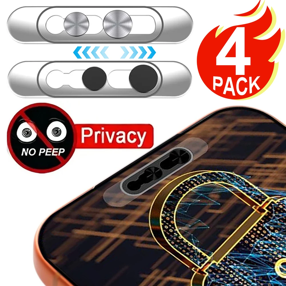 Dual - Slide Design Webcam Cover for IPhone 17/16/15/14 Pro Max Anti-hacker Shutter Privacy Protection Slide Shield Anti-peep
Dual - Slide Design Webcam Cover for IPhone 17/16/15/14 Pro Max Anti-hacker Shutter Privacy Protection Slide Shield Anti-peep