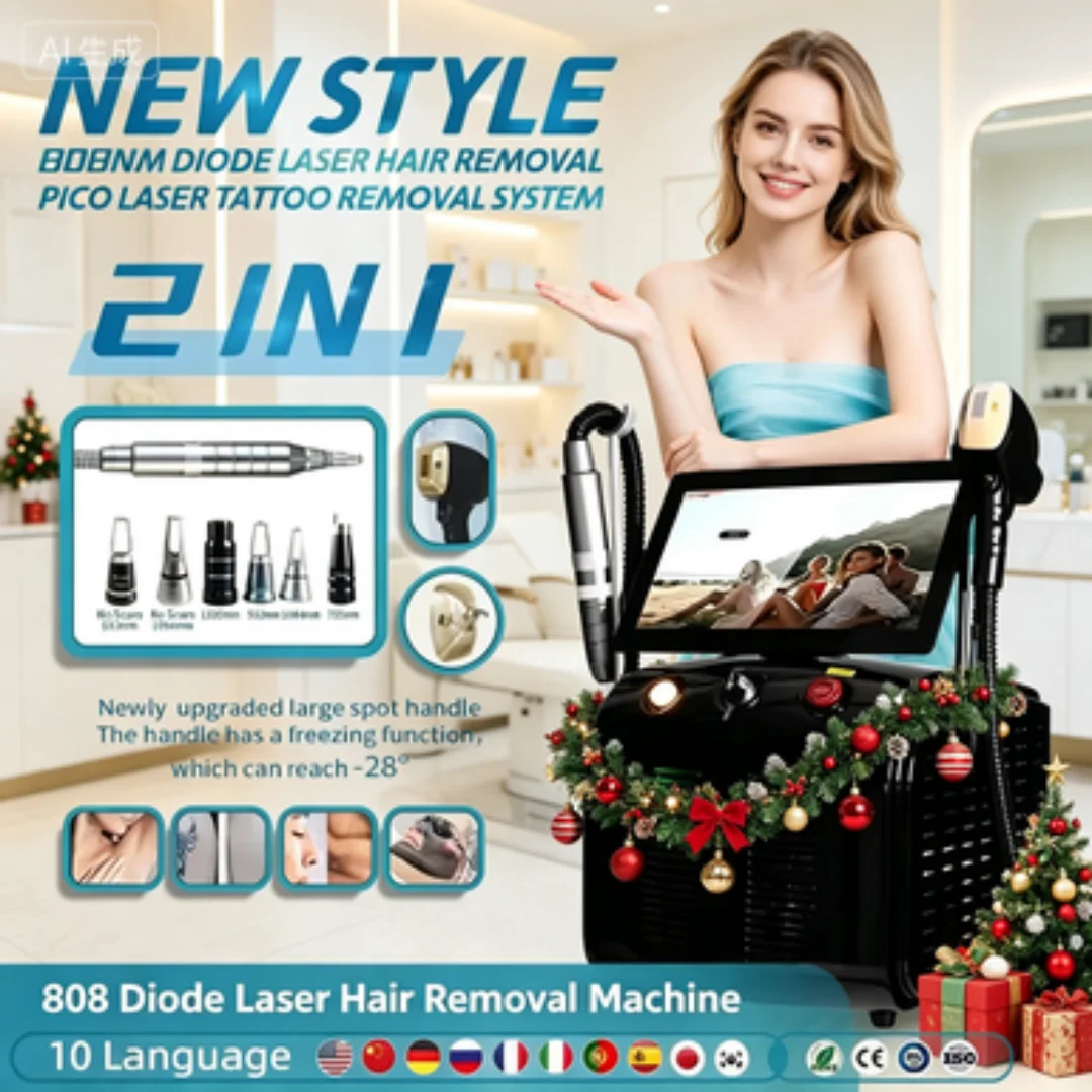 808 Diode Laser Hair Removal Machine: 2025 4-Wave, Painless, Permanent, Portable 3500W Device Soprano Titanium.
808 Diode Laser Hair Removal Machine: 2025 4-Wave, Painless, Permanent, Portable 3500W Device Soprano Titanium.
