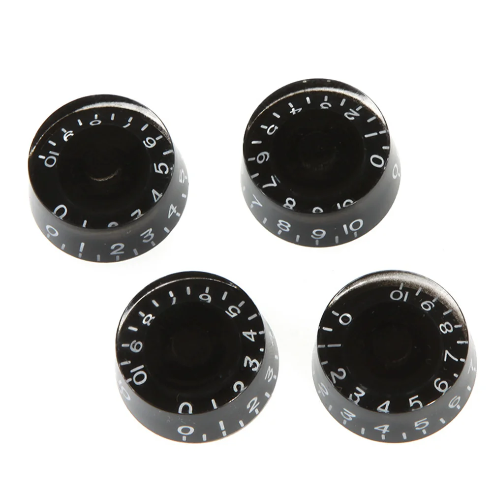 4 PCS/ Set Round Guitar Knobs Volume Tone Control Knobs Rotary Knobs for Style Electric Guitar Parts Replacement (Black)
4 PCS/ Set Round Guitar Knobs Volume Tone Control Knobs Rotary Knobs for Style Electric Guitar Parts Replacement (Black)