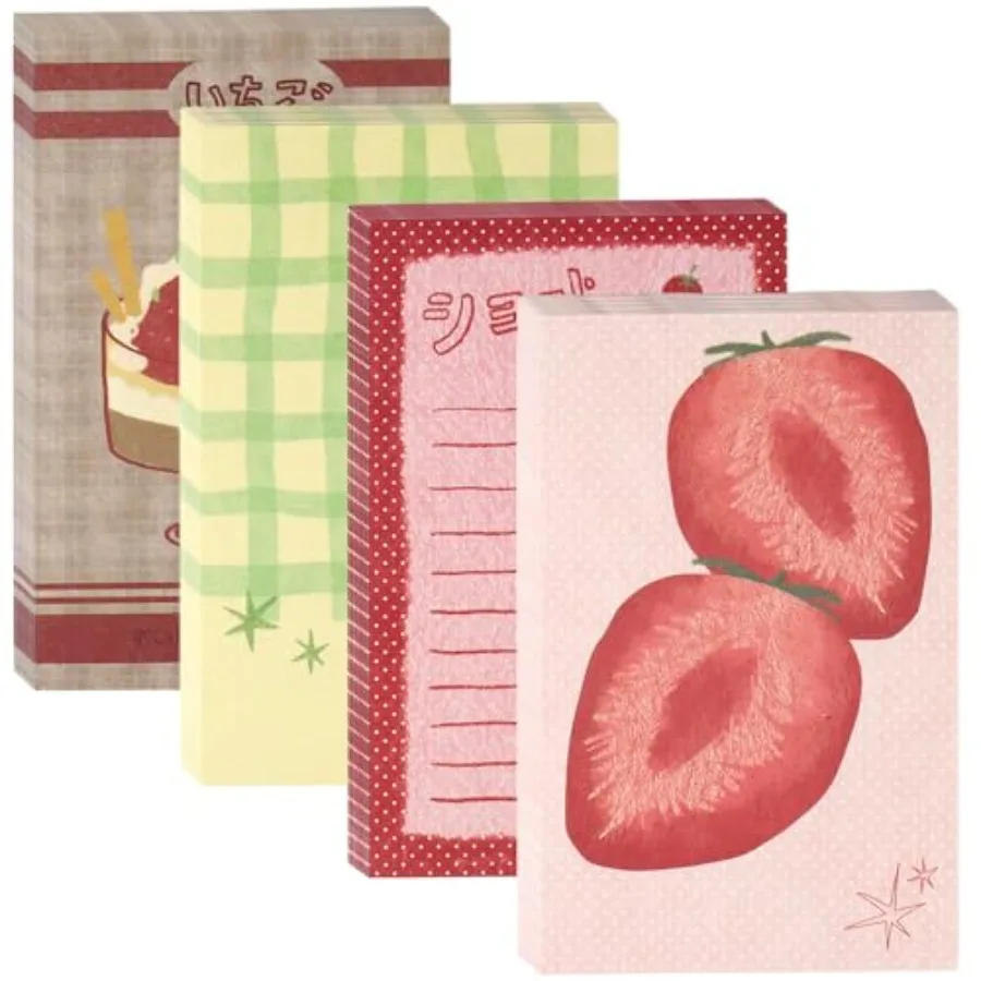200 Sheets Strawberry M5 Note Pads Kawaii Scrapbook Paper To Do List Notepad 2.63X4.13 IN Cute Notepads Bulk Decorative Paper S
200 Sheets Strawberry M5 Note Pads Kawaii Scrapbook Paper To Do List Notepad 2.63X4.13 IN Cute Notepads Bulk Decorative Paper S