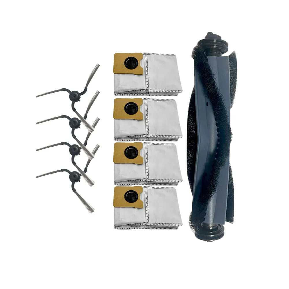 Replacement Accessory Set for Eufy C10 Vacuum Cleaner: 1 Main Brush 4 Side Brushes 4 Dust Bags Supporting Extended Cleaning
Replacement Accessory Set for Eufy C10 Vacuum Cleaner: 1 Main Brush 4 Side Brushes 4 Dust Bags Supporting Extended Cleaning
