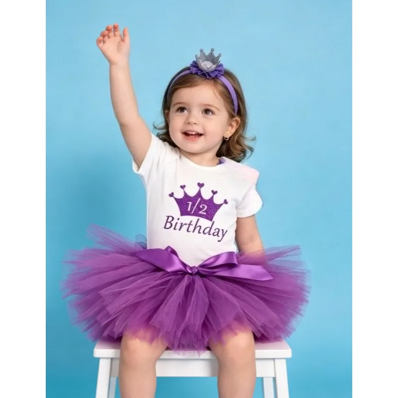 Baby 3Pcs Crown Tutu Skirt Set Printed Mesh Cute Style Dress Birthday Party Cake Smash Outfit Newborn Photo Prop Princess Party
Baby 3Pcs Crown Tutu Skirt Set Printed Mesh Cute Style Dress Birthday Party Cake Smash Outfit Newborn Photo Prop Princess Party