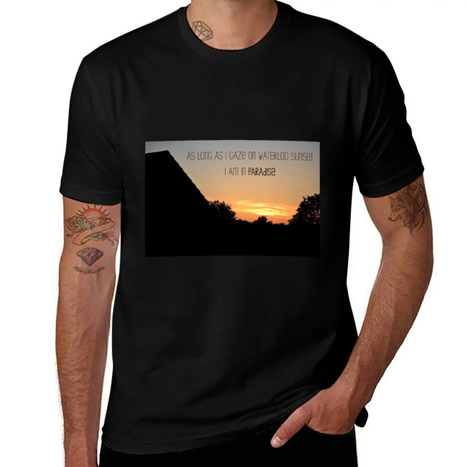 Waterloo Sunset - The Kinks T-Shirt man t shirts for men man t shirts graphic cotton t shirts high quality T-shirt
Waterloo Sunset - The Kinks T-Shirt man t shirts for men man t shirts graphic cotton t shirts high quality T-shirt