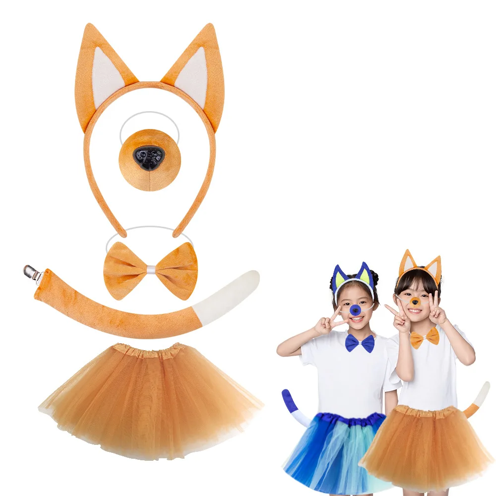 Novelty Halloween Animal Ears and Tail Set Holiday Masquerade Headband Nose Tail Bow Tie Dog Cosplay Costume for Kids and Adults
Novelty Halloween Animal Ears and Tail Set Holiday Masquerade Headband Nose Tail Bow Tie Dog Cosplay Costume for Kids and Adults