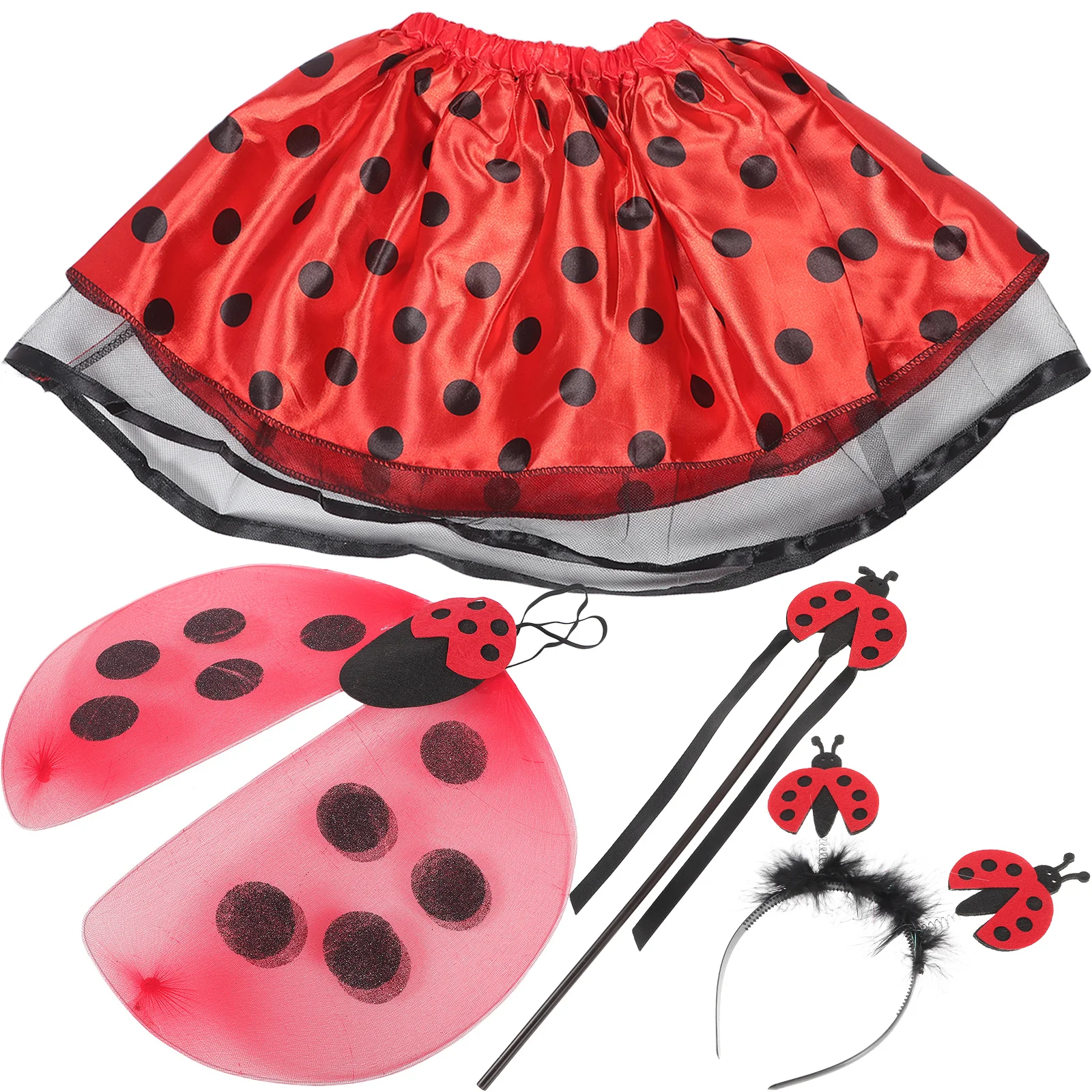 4Pcs Fairy Skirt Costume Set Headband Wand Tutu Princess Outfit for Girls Birthday Fairy Costume
4Pcs Fairy Skirt Costume Set Headband Wand Tutu Princess Outfit for Girls Birthday Fairy Costume