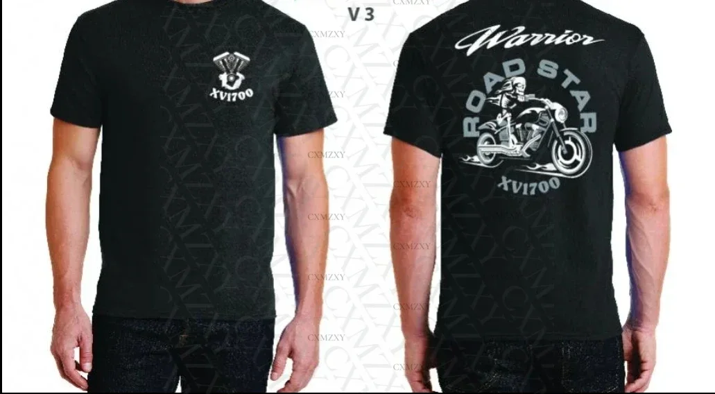 Men T Shirt Yamahas Xv1700 Warrior Motorcycle T-shirt Casual Sports Tops Short Sleeves 100% Cotton Streetwear Cool S-3XL
Men T Shirt Yamahas Xv1700 Warrior Motorcycle T-shirt Casual Sports Tops Short Sleeves 100% Cotton Streetwear Cool S-3XL