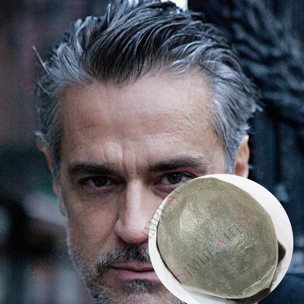 Light 80%Density 0.02mm Ultra Thin Skin Undetectable Men Toupee Dark Brown 1b20 #520 Grey HumanHair System Natural Hairline Pros
Light 80%Density 0.02mm Ultra Thin Skin Undetectable Men Toupee Dark Brown 1b20 #520 Grey HumanHair System Natural Hairline Pros